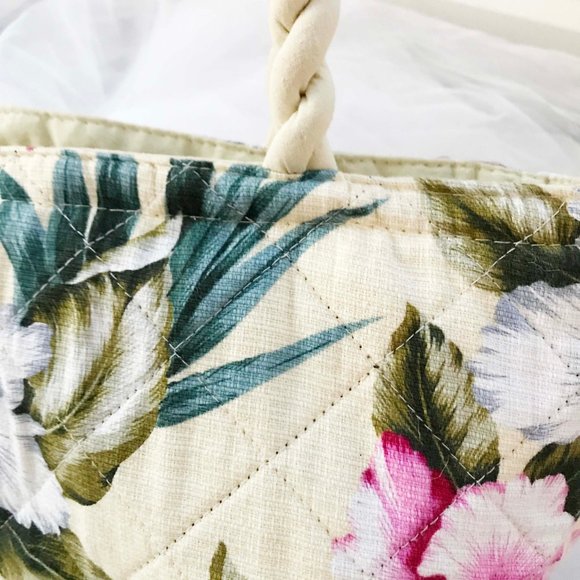 Floral cloth bag - Picture 2 of 4